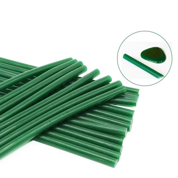 Mühür Mumu Çubuk Sıcak Tutkal 11mm x 30cm 4 lü Yeşil Renk - Resim 3