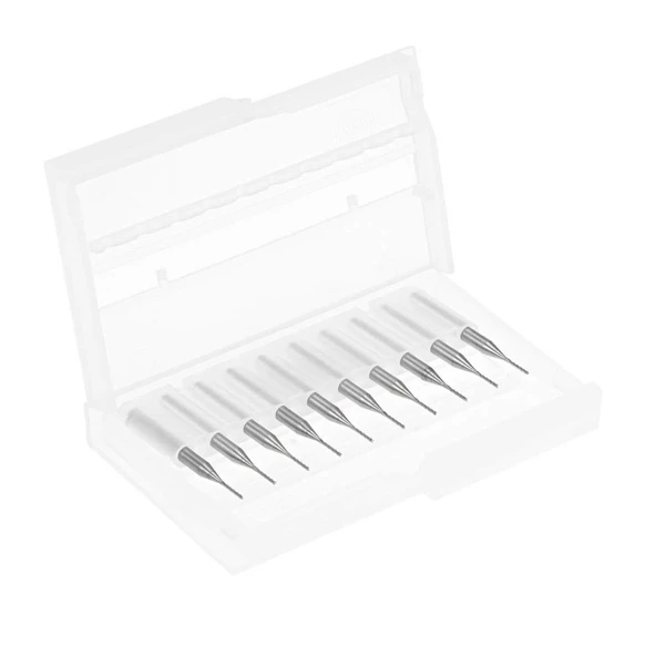 Tungsten Karbür PCB Kesme CNC Freze Ahşap İşleme 0.4mm 10 Adet ürün görseli