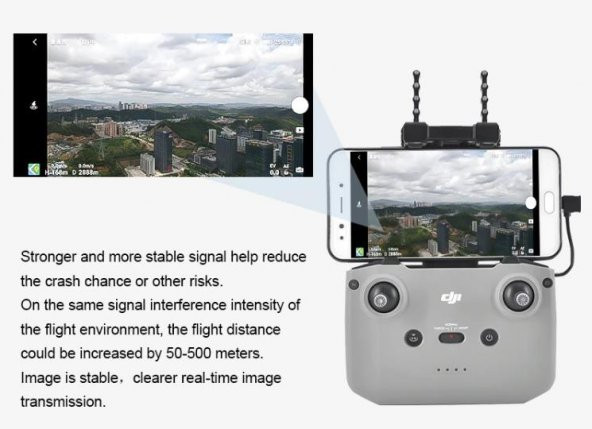 Dji Mini2 Kumanda İçin 5.8Ghz Mesafe Uzatıcı Yagi Anten - Resim 4