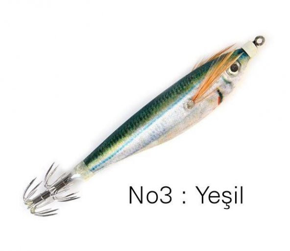 PROFISHER Kalamar Sahtesi 10.5cm 9gr Elbiseli Fosforlu Sert Yem - 11