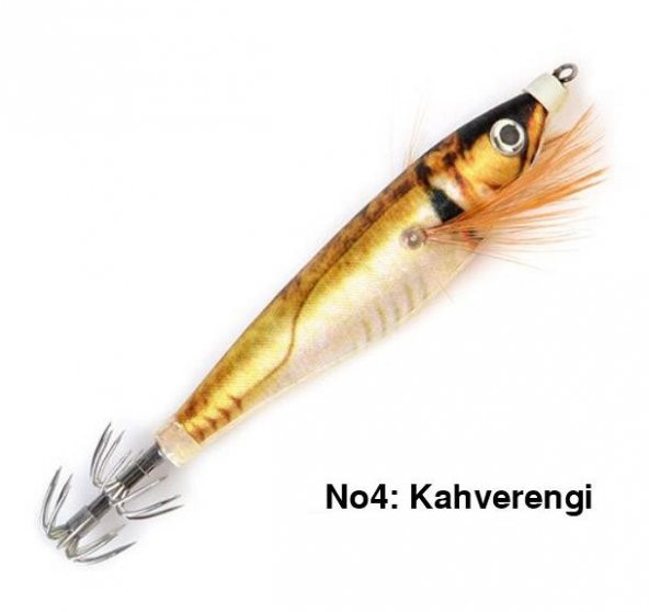 PROFISHER Kalamar Sahtesi 10cm 10gr Fosforlu Elbiseli Sert Yem - Resim 7