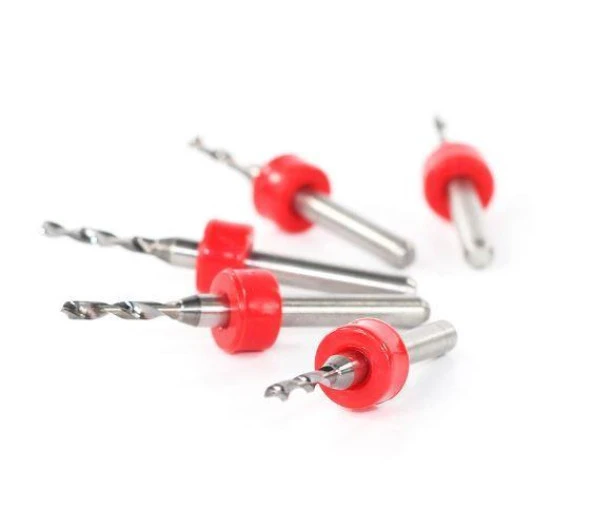 PCB Mikro Karbür CNC Matkap Ucu 10lu Set 1,80mm Tungsten 18 Shank - Resim 3