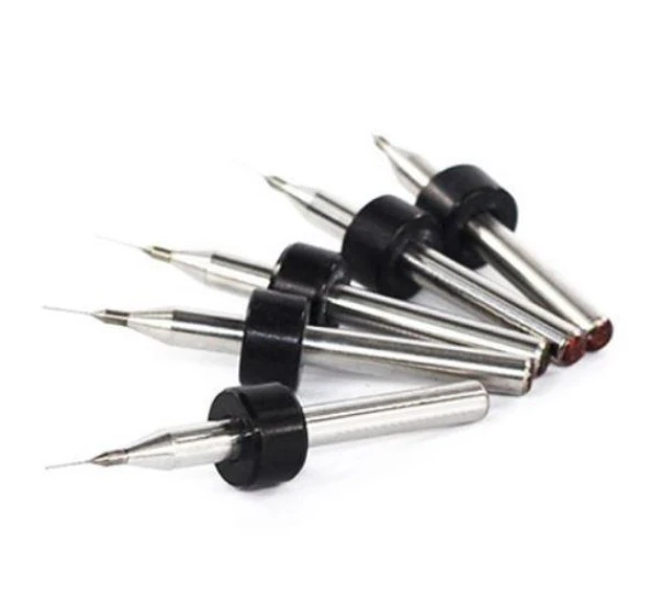 PCB Mikro Karbür CNC Matkap Ucu 10lu Set 0,275mm Tungsten 18 Shank - 3