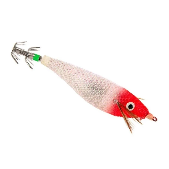 PROFISHER Kalamar Sahtesi 11cm 22gr Sim Elbise Fosforlu Sert Yem - 3