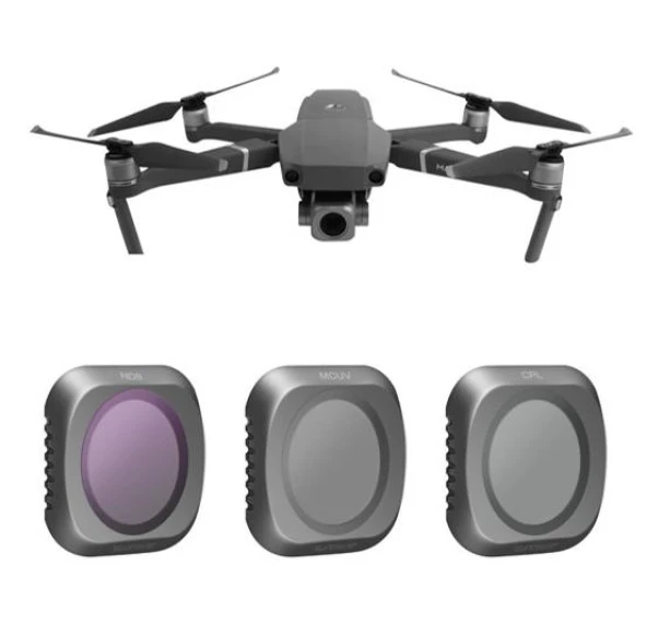 DJI Mavic 2 Pro Kamera Lens Filtresi 3 lü Set MUCV CPL ND8