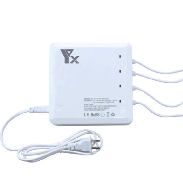 DJI Mavic Air 6 in 1 Çoklu Hızlı Pil Şarj Cihazı 2 USB Çıkışlı - Resim 3