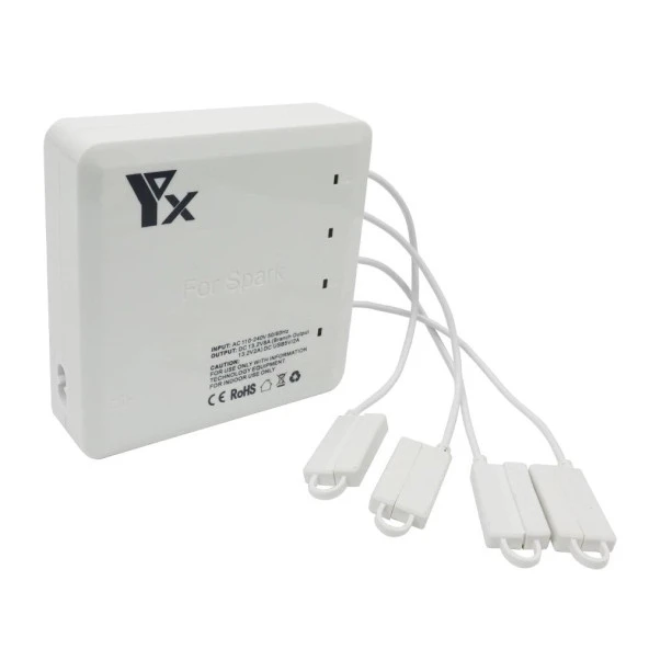 DJI Mavic Air 6 in 1 Çoklu Hızlı Pil Şarj Cihazı 2 USB Çıkışlı - Resim 6