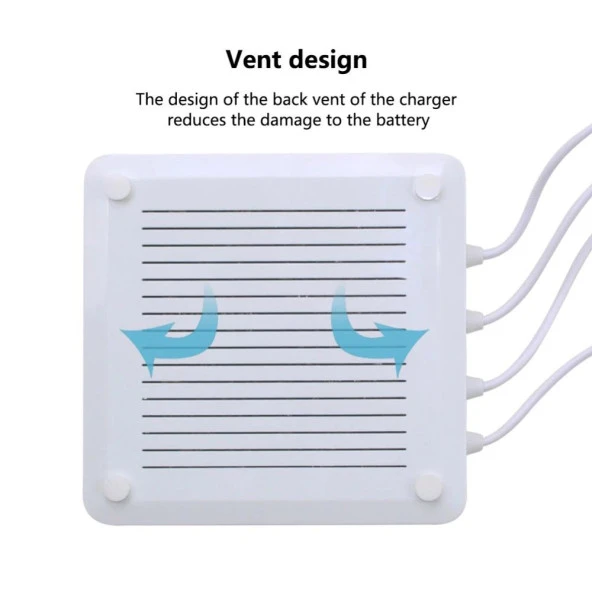 DJI Mavic Air 6 in 1 Çoklu Hızlı Pil Şarj Cihazı 2 USB Çıkışlı - Resim 9