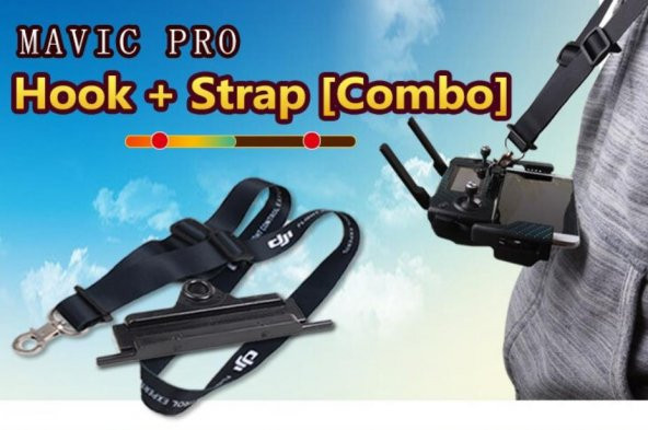 DJI Mavic Pro Platinium Kumanda Boyun Askısı + Kumanda Taşıma Tokası - Resim 6