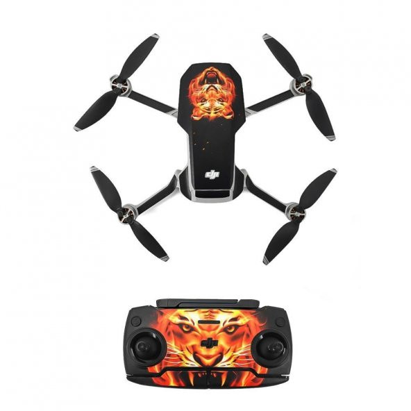 DJI Mavic Mini Su Geçirmez PVC Gövde ve Kumanda Çıkartma Seti - 4