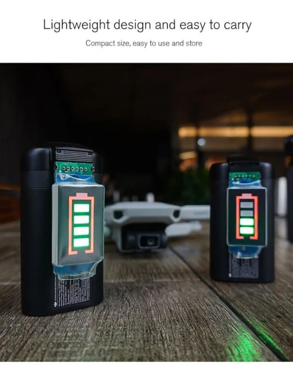 DJI Mavic Mini Pil Kapasite Göstergesi CihazıLed Güç Ekranı - Resim 5