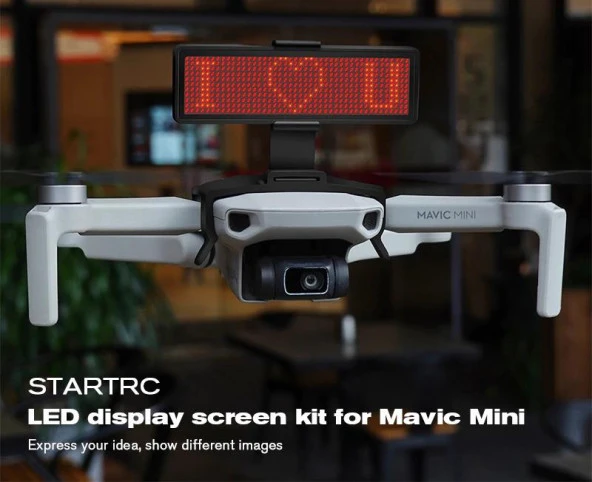 DJI Mavic Mini Bluetooth LED Ekran Matris Modülü Mesaj Tabelası - 2