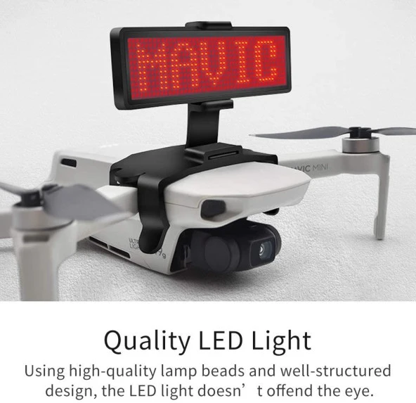 DJI Mavic Mini Bluetooth LED Ekran Matris Modülü Mesaj Tabelası - 4