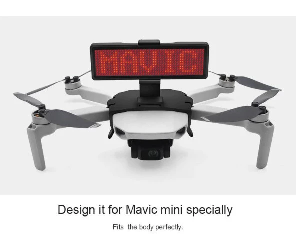 DJI Mavic Mini Bluetooth LED Ekran Matris Modülü Mesaj Tabelası - 5
