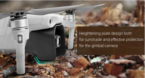 DJI Mavic Air 2 Parlama Önleyici Lens Gölgelik Gimbal Koruyucu - Resim 5