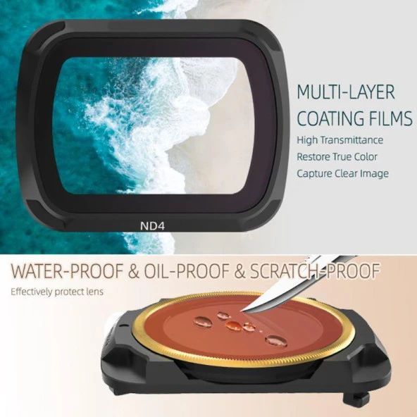 DJI Mavic Air 2 Lens Filtresi CPL Circular Palarized - Resim 6