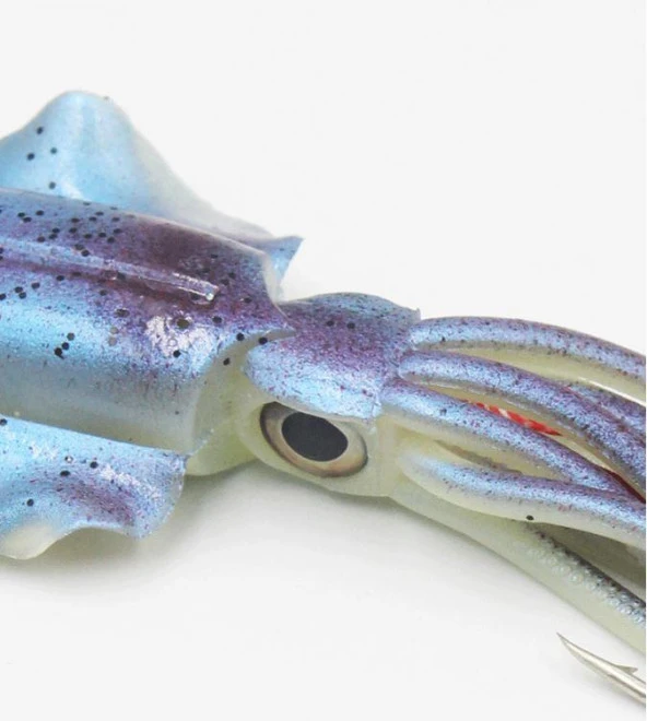 PROFISHER TPR Fosforlu Silikon Kalamar Sahte Yem 15,3cm 60gr 1046 - Resim 5