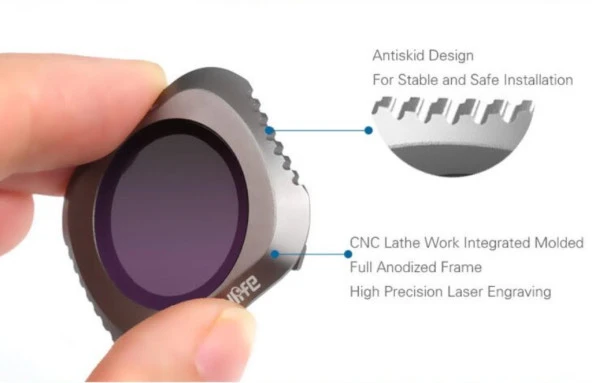 DJI Mavic 2 Pro Kamera Lens Filtre Multi Coated Ultraviyole MCUV - Resim 11