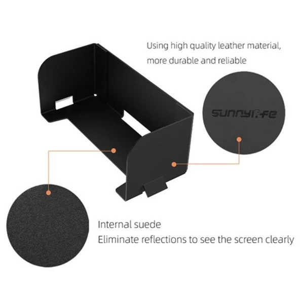 DJI Mavic Air 2 Cep Telefonu Gölgelik Manyetik Katlanır Güneşlik - Resim 7