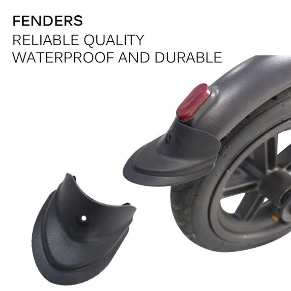 M365 M365 Pro Elektrikli Scooter için 2 Adet Arka Çamurluk - 4
