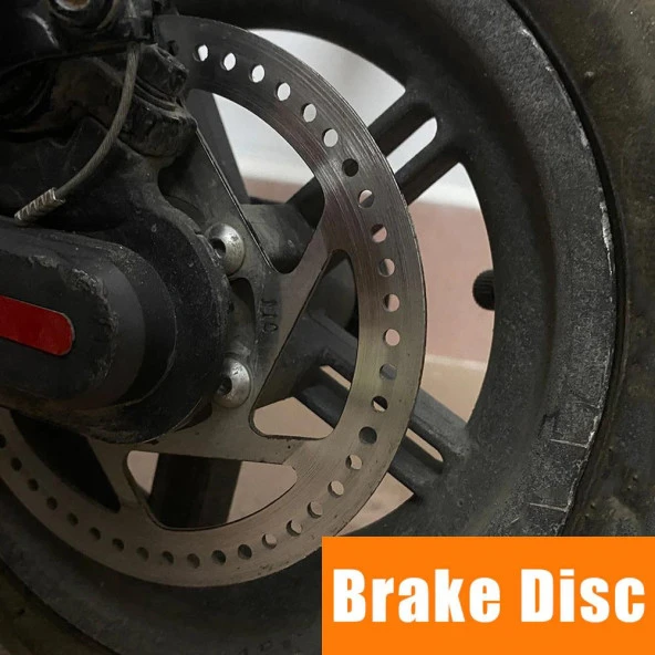 M365 Elektrikli Scooter İçin Arka Teker Fren Diski 110mm 5 Delik - 9