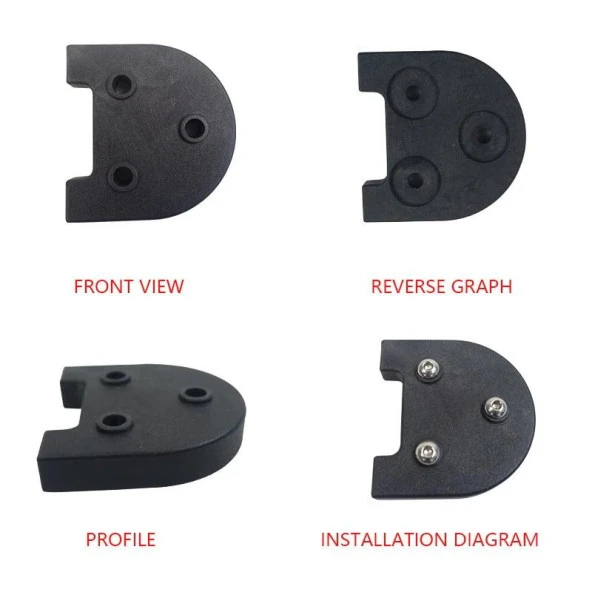 M365 M187 Scooter için Çamurluk ve Ayak Desteği Yükseltme Destek - Resim 4