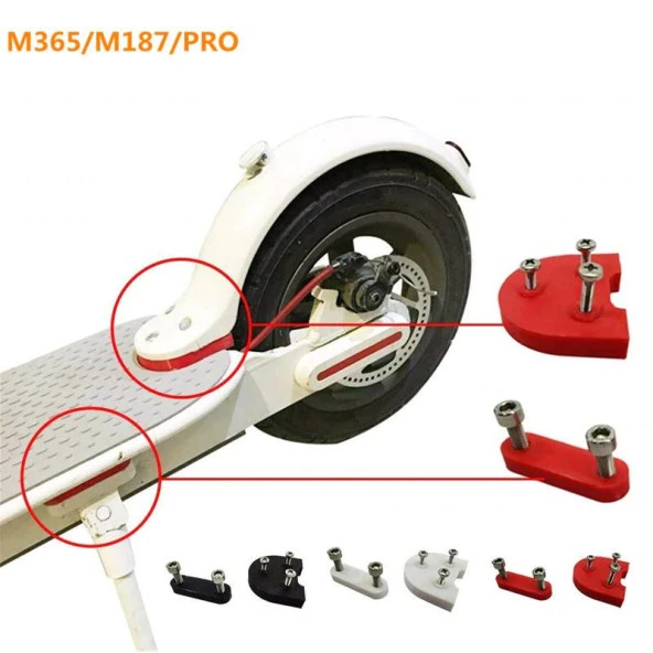 M365 M187 Scooter için Çamurluk ve Ayak Desteği Yükseltme Destek - Resim 12