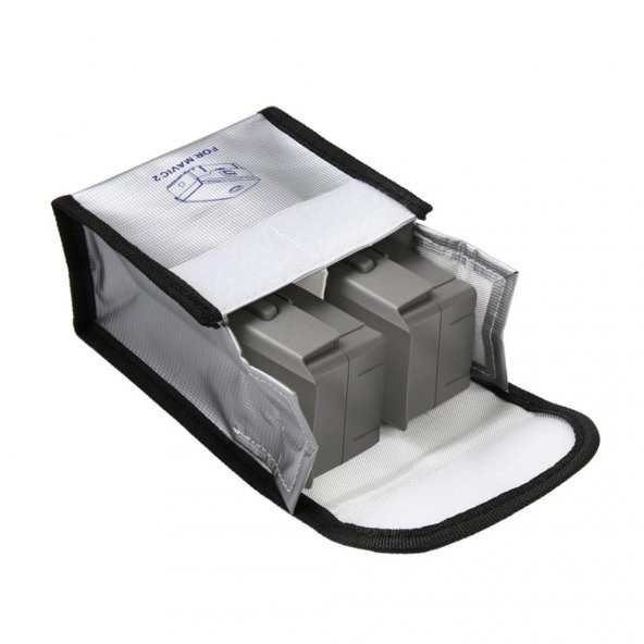 DJI Mavic 2 Lityum Pil Saklama ve Taşıma Çantası Çift Pil Kapasiteli ürün görseli