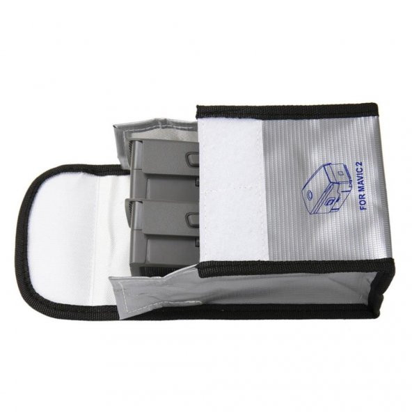 DJI Mavic 2 Lityum Pil Saklama ve Taşıma Çantası Çift Pil Kapasiteli - Resim 4