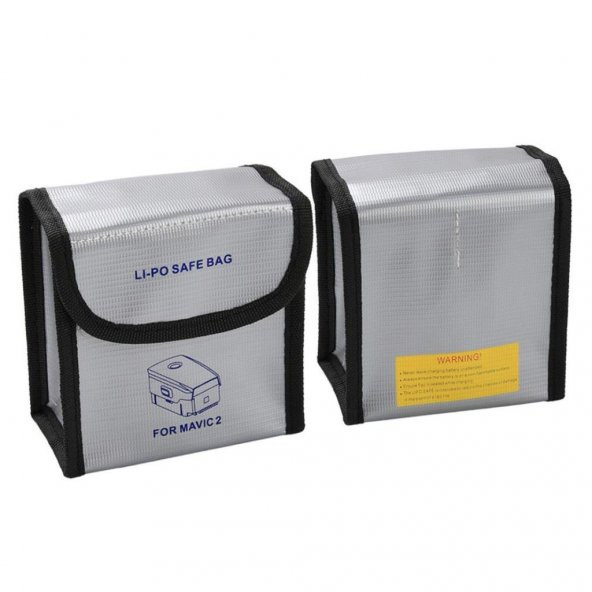 DJI Mavic 2 Lityum Pil Saklama ve Taşıma Çantası Çift Pil Kapasiteli - Resim 5
