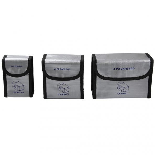DJI Mavic 2 Lityum Pil Saklama ve Taşıma Çantası Çift Pil Kapasiteli - Resim 9