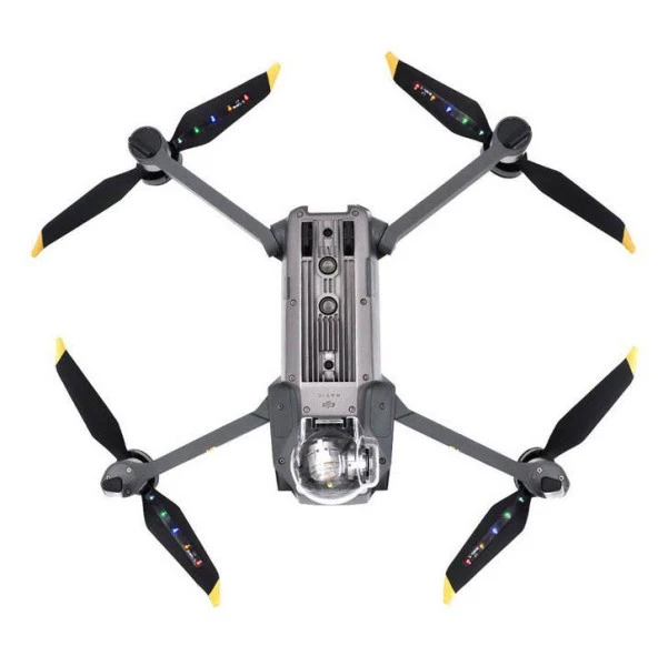 DJI Mavic Pro LED Flaş Işıklı Düşük Gürültülü Gece Uçuş Pervanesi - Resim 5