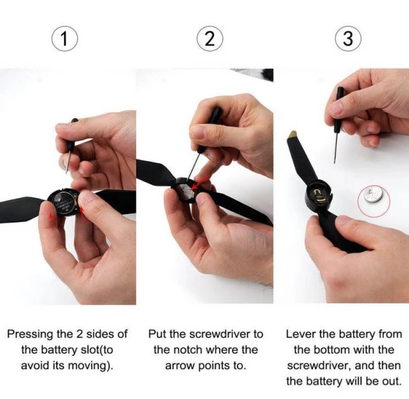 DJI Mavic Pro LED Flaş Işıklı Düşük Gürültülü Gece Uçuş Pervanesi - Resim 6