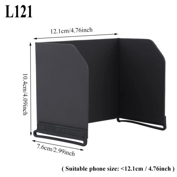 DJI Phantom2 Uzaktan Kumanda İçin Katlanabilir Telefon Güneş Koruma L121 - 8