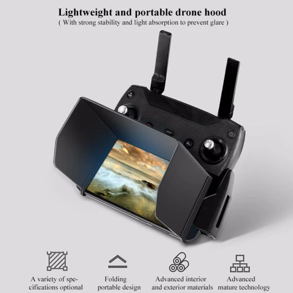 DJI Mavic 2 Pro Uzaktan Kumanda İçin Katlanabilir Telefon Güneş Koruma L121 - 2