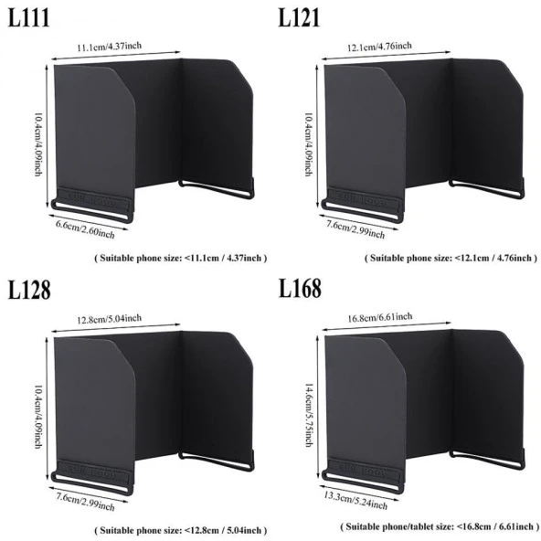 Osmo 2 Uzaktan Kumanda İçin Katlanabilir Telefon Güneş Koruma L121 - Resim 9