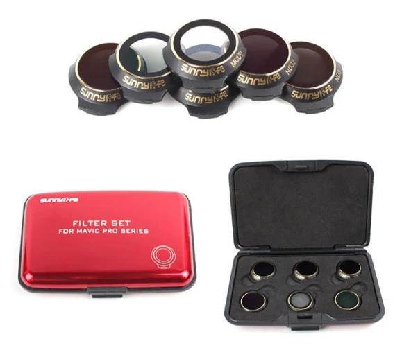 DJI Mavic Pro Gimbal Kamera Lens Filtre 6 lı Set Sunnylife