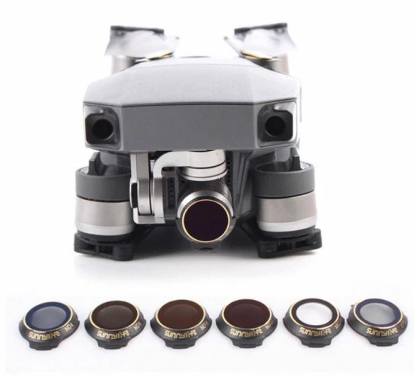 DJI Mavic Platinum Gimbal Kamera Lens Filtre 6 lı Set Sunnylife - 2