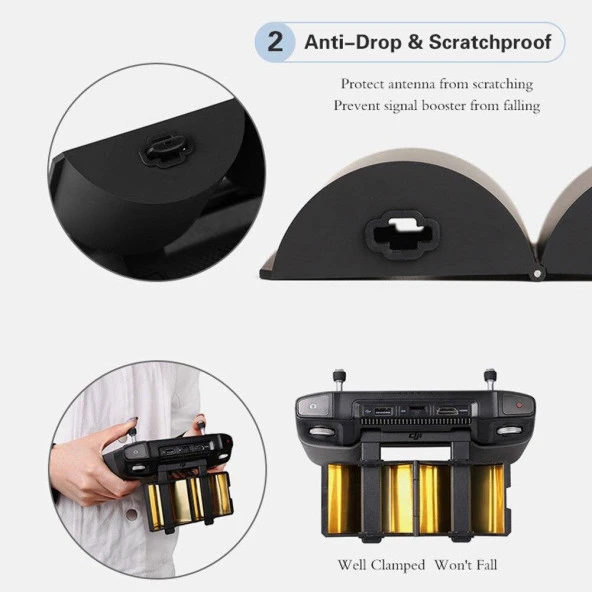 DJI Mavic 2 Zoom  Uzaktan Kumanda Anten Sinyal Güçlendirici Güvenli Uçuş - Resim 5