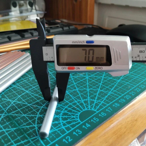 Mühür Mumu Çubuk Sıcak Tutkal 7mm x 20cm 6 lı Metalik Pastel Mavi - Resim 5