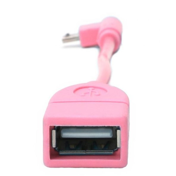 DJI Mavic Pro 90° Sağa Açılı Mikro Usb Otg Renkli Tablet Uzatma Ara Kablosu 17cm - Resim 5