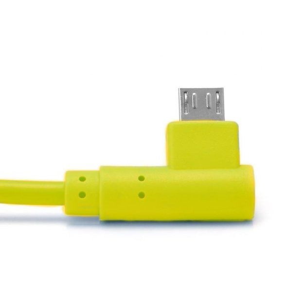 DJI Mavic Pro 90° Sağa Açılı Mikro Usb Otg Renkli Tablet Uzatma Ara Kablosu 17cm - Resim 12