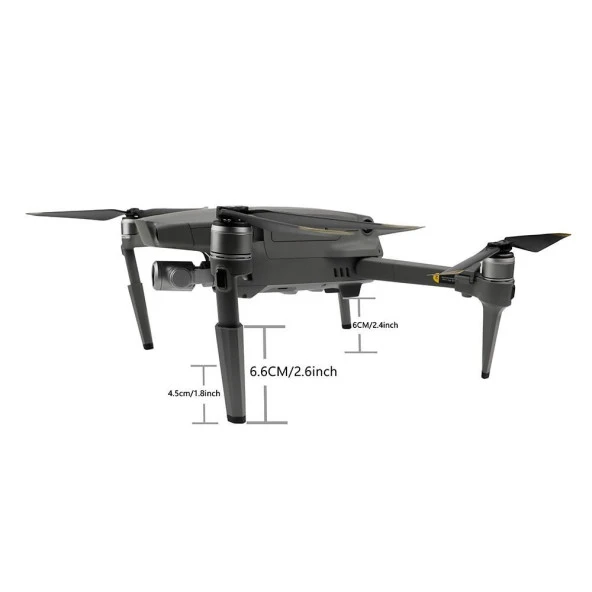 DJI Mavic 2 Pro/Zoom Yükseltilmiş Uzatma Ayak Gimbal ve Kamera Koruma - 12