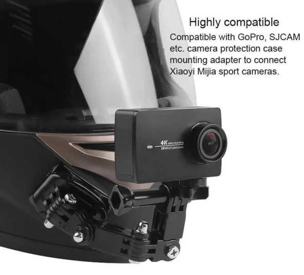 DJI Osmo Action Motorsiklet Kask Çene Ön Sabitleme Montaj Seti - 8