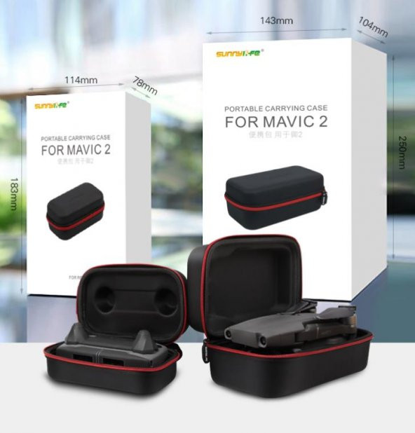 DJI Mavic 2 Zoom Dron ve Kumanda Taşıma ve Saklama Çantası ürün görseli