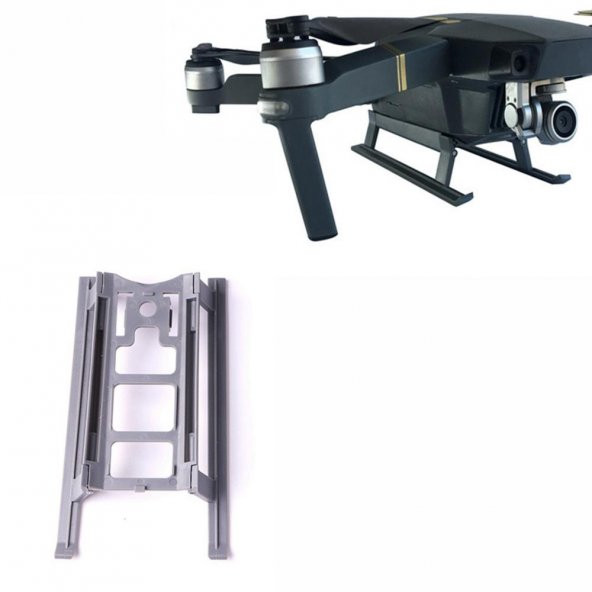 DJI Mavic Pro/Platinum Katlanabilir Yükseltilmiş İniş Takımı Güvenli İniş - Resim 2