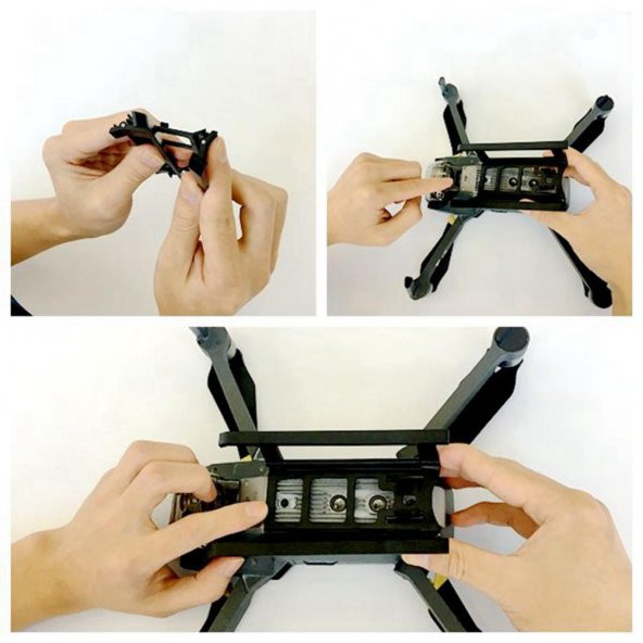 DJI Mavic Pro/Platinum Katlanabilir Yükseltilmiş İniş Takımı Güvenli İniş - Resim 3