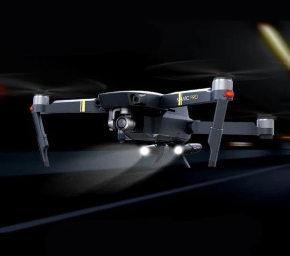 DJI Mavic Pro İniş Ayağı Uzatma Set Led Fener Takılabilir - Resim 5