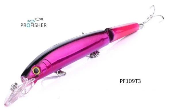 PROFISHER 2 Eklem 3 Kanca Sahte Balık Yem 15 gr 14,5 cm Sub 4 - 1