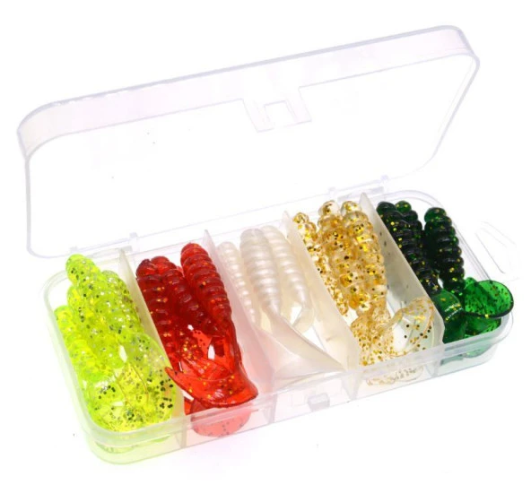 PROFISHER Silika Jel Sahte Yumuşak Yem 6 cm 1,8 gr Plastik Kutuda - 4